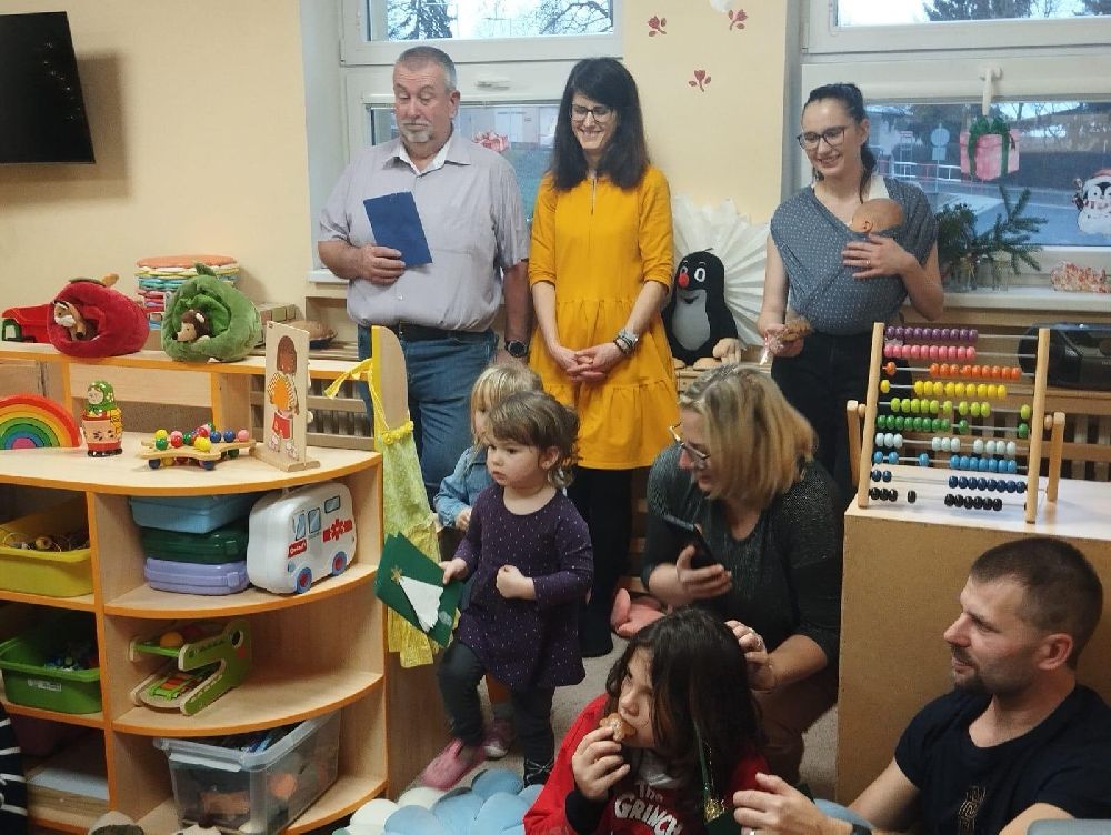 Vánoční setkání s rodiči u Motýlků
