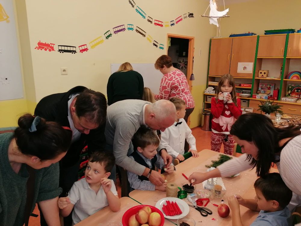 Vánoční setkání s rodiči u Žabiček